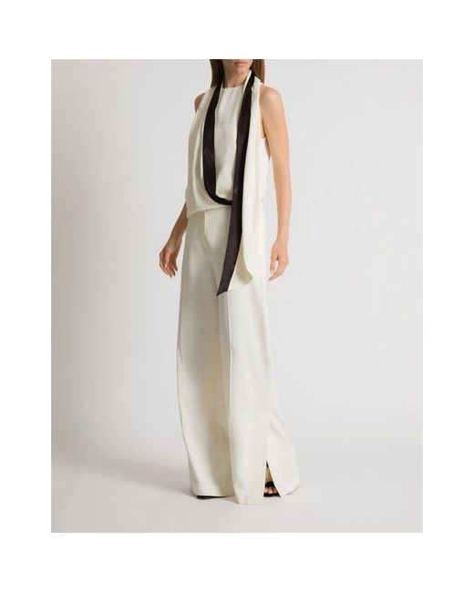 Alberta Ferretti Black Sleeveless Tops