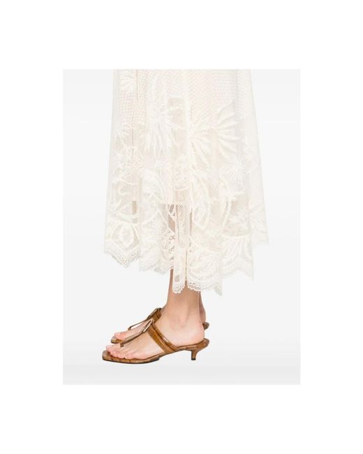 Fabiana Filippi Natural Midi Skirts