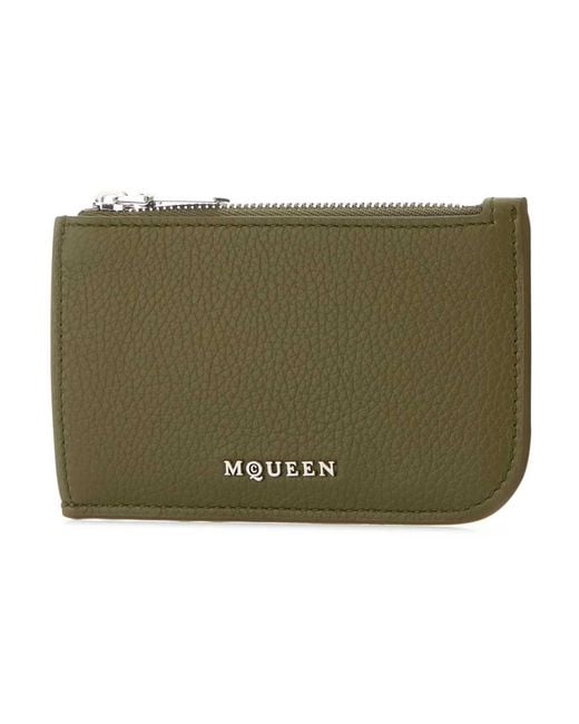 McQueen Green Wallets & Cardholders for men