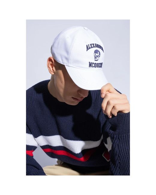 McQueen White Hats & Caps for men