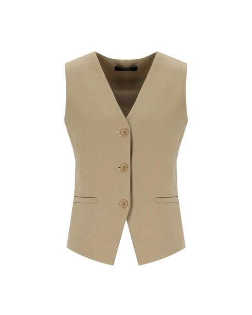 Weekend by Maxmara Green Waistcoats for men