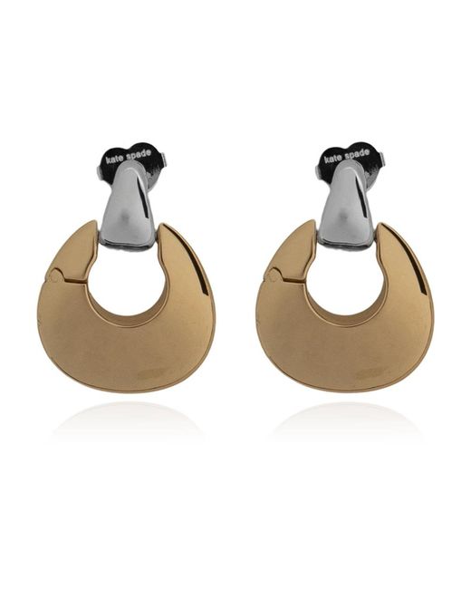 Earrings Kate Spade de color Brown