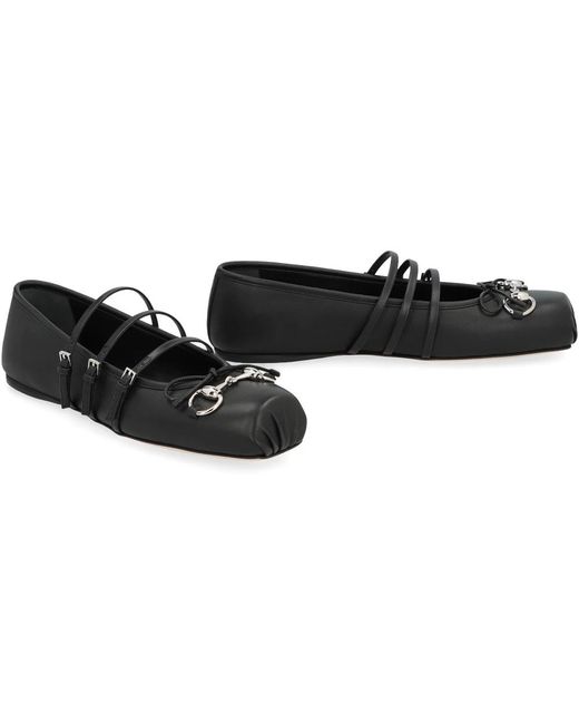 Gucci Black Ballerinas