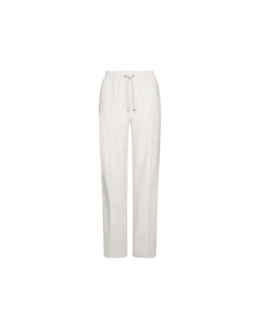 Calvin Klein Broeken ,Katoen Wide Leg Trainingsbroeken in het White