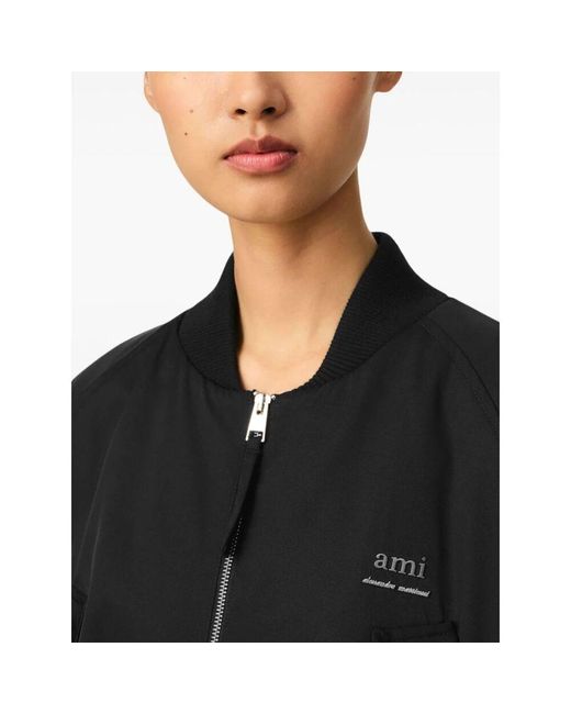 Bomber Jackets AMI de color Black