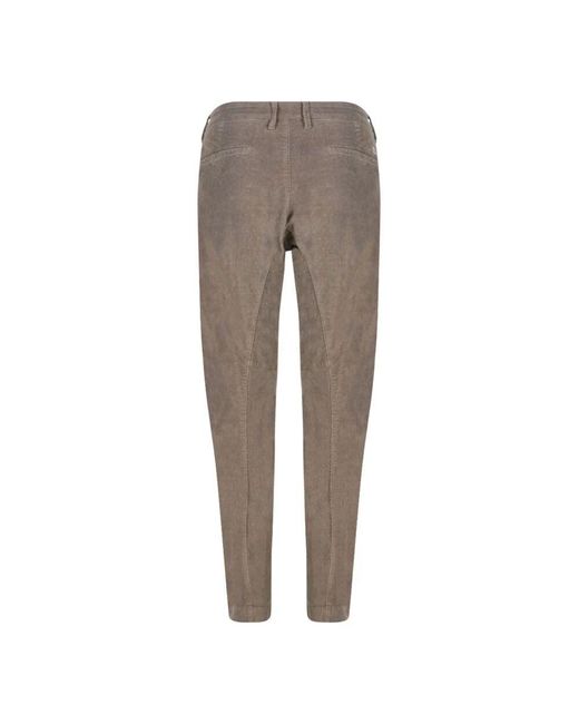 C P Company Cordhose Stretch Walnuss Design in Gray für Herren