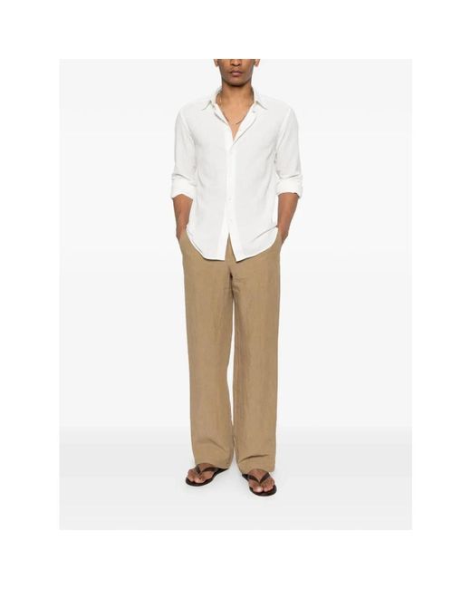 Barena Natural Wide Trousers for men