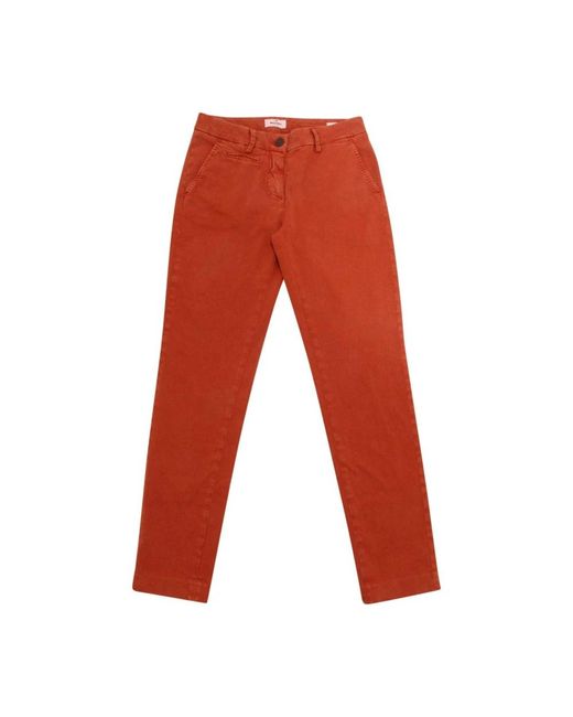 Mason's Slim Wo Trousers in het Red