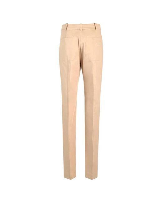 Maison Kitsuné Natural Straight Trousers