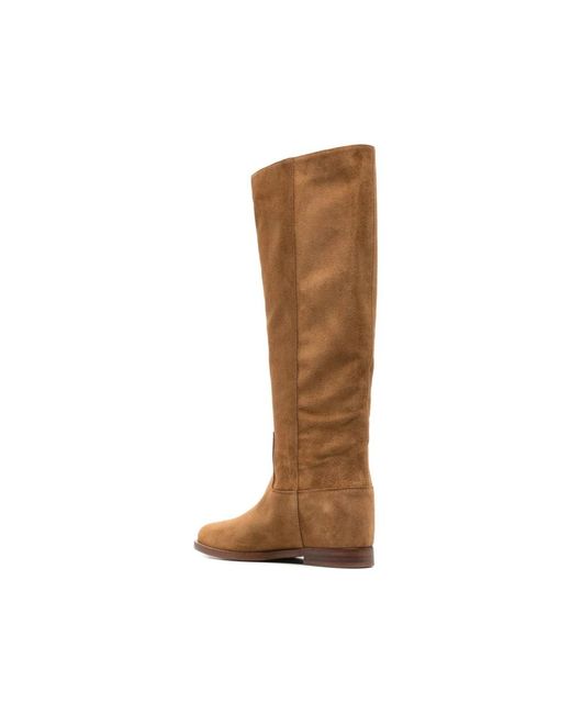 Via Roma 15 Brown High Boots