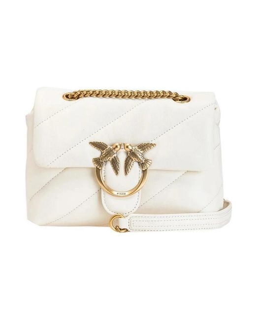 Pinko White Shoulder Bags