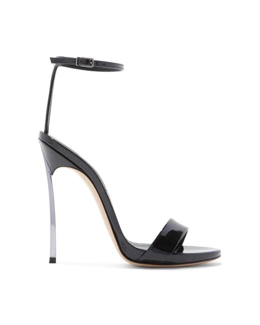 Casadei Black Blade Marta Sandal