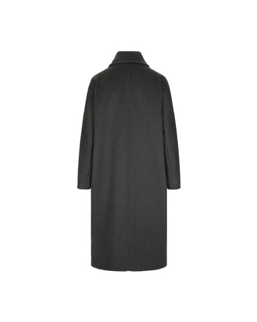 Max Mara Black Double-Breasted Coats