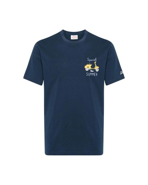 Mc2 Saint Barth T-shirts in Blue für Herren
