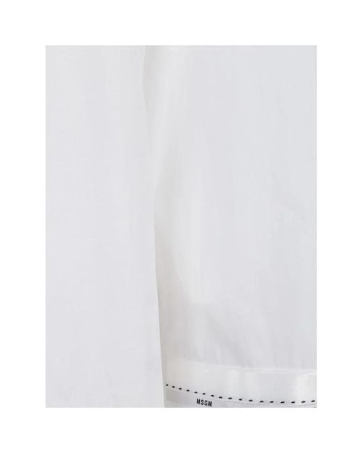 Shirts MSGM de color White