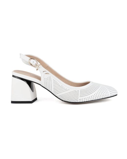Santino Milano White Pumps