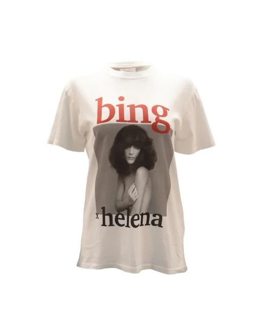 Anine Bing White T-Shirts