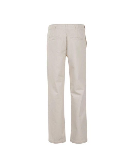 Straight Trousers Aspesi de hombre de color Gray
