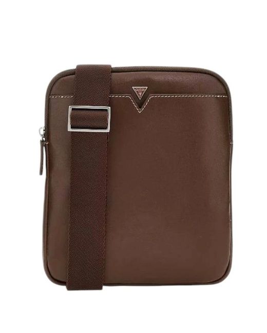 Guess Brown Cross Body Messenger for men
