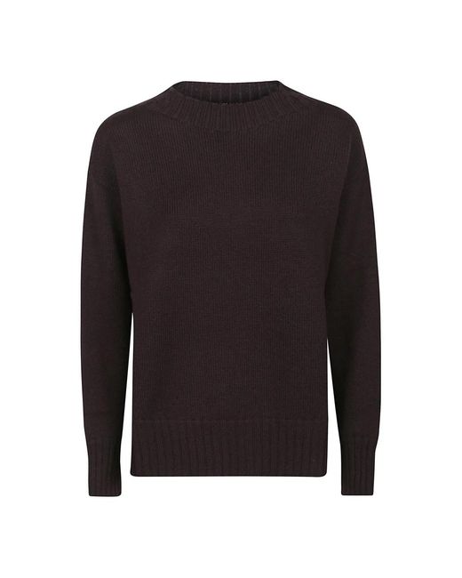 Drumohr Black Round-Neck Knitwear