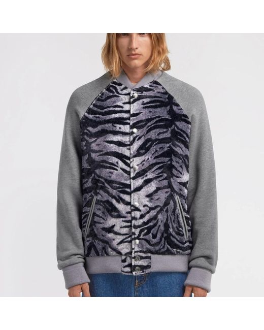 Bomber Jackets Roberto Cavalli de hombre de color Blue