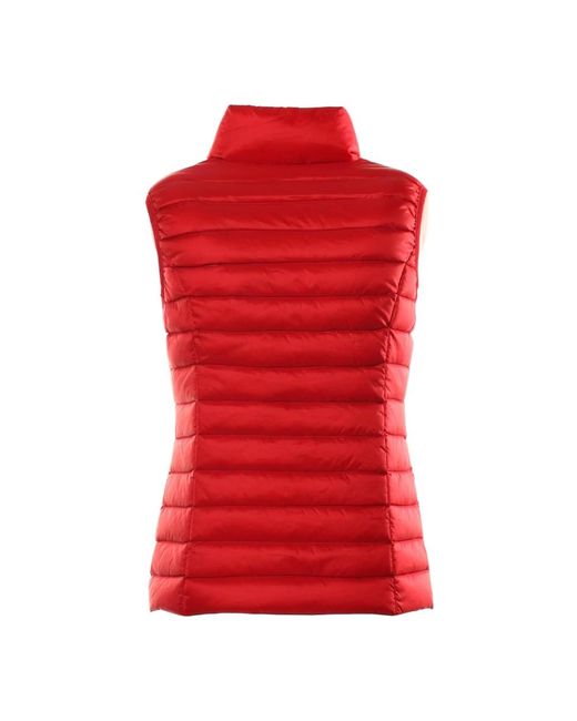 J.O.T.T The Ally Sleeveless Down Jacket in het Red