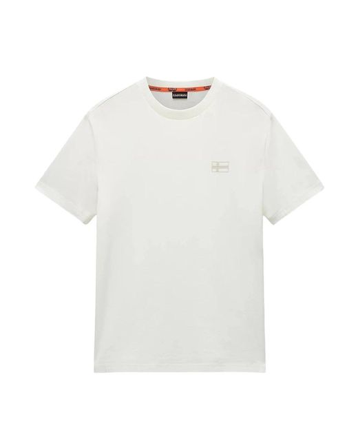 T-Shirts di Napapijri in White da Uomo