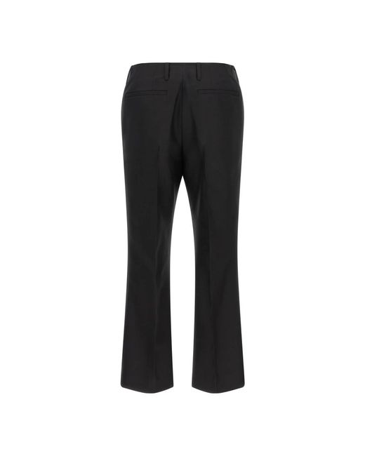 Dries Van Noten Black Wide Trousers