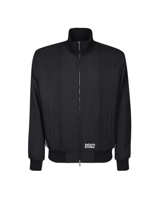 DSquared² Blue Bomber Jackets for men