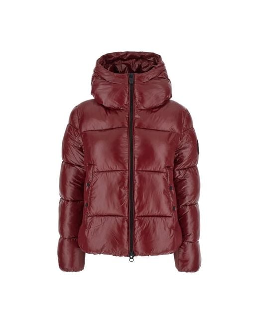 Save The Duck Winter Jackets in het Red