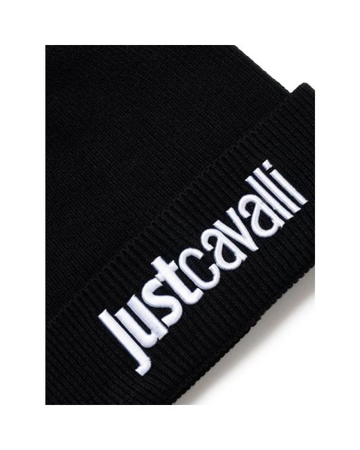 Just Cavalli Logo bestickte beanie in Black für Herren