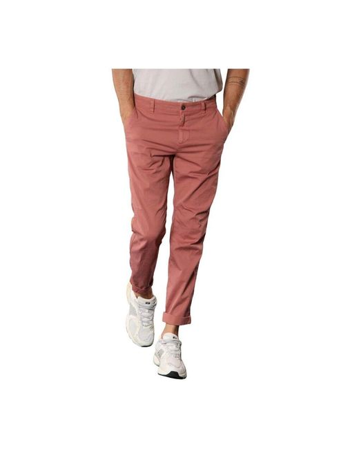 Mason's Herren Karotten Fit Chino Hose in Red für Herren