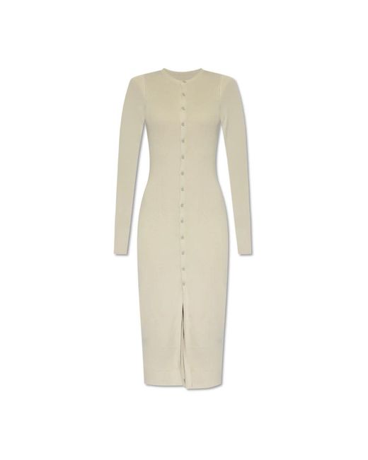 MM6 by Maison Margiela Natural Midi Dresses