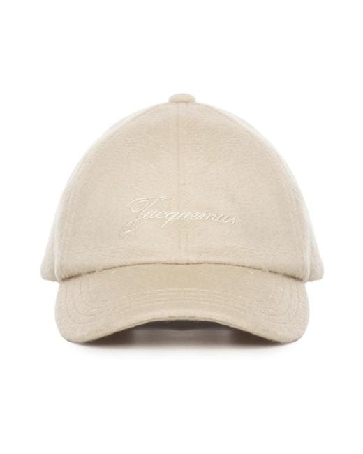 Jacquemus Natural Caps for men