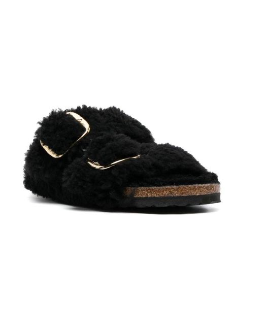 Birkenstock Black Sliders