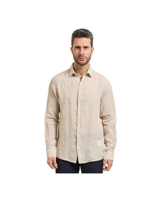 Bugatti Natural Casual Shirts for men