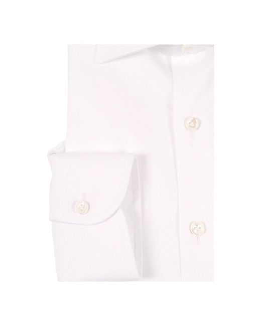 Formal Shirts Sonrisa de hombre de color White