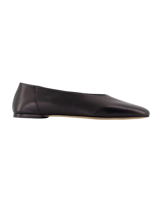 Totême Black Ballerina Shoes
