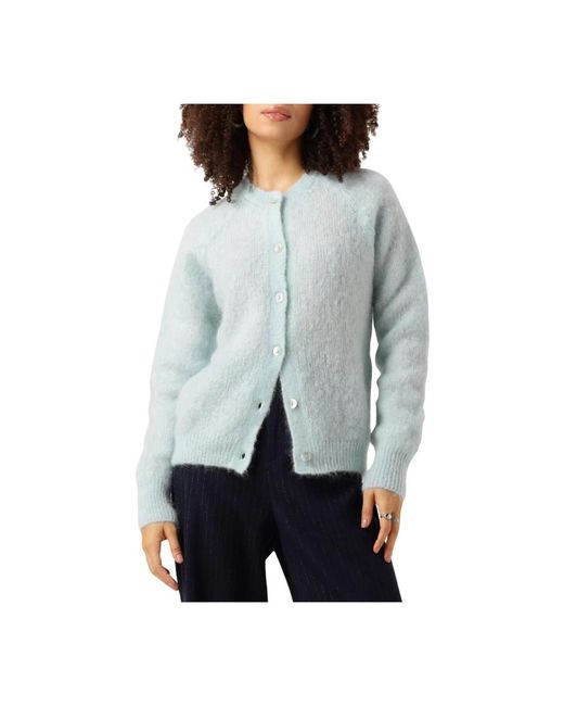 Nukus Truien & Vesten ,Blauw ,Loren Cardigan in het Gray
