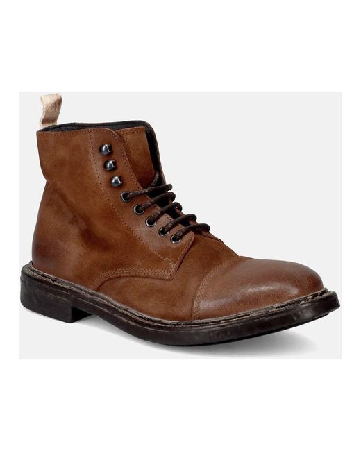 Lace-Up Boots di Moma in Brown da Uomo