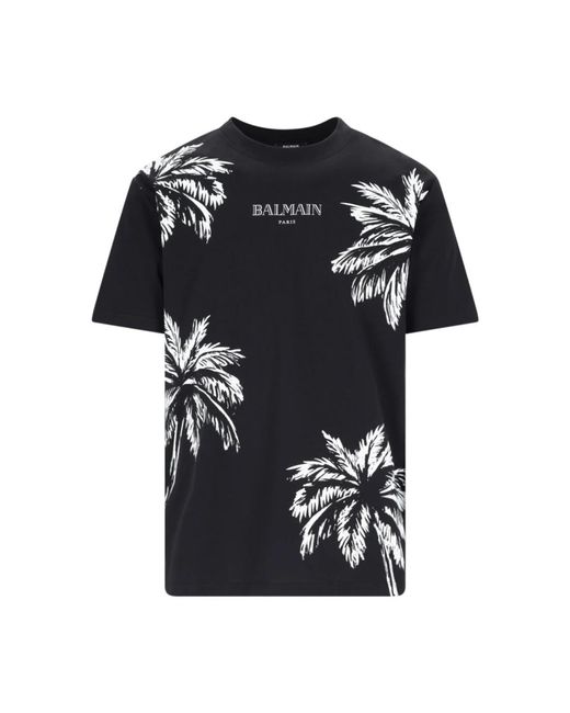 Tops > t-shirts Balmain pour homme en coloris Black