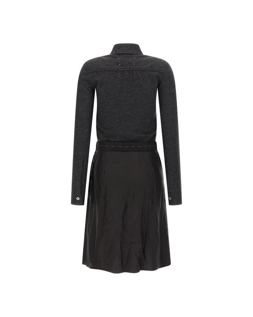 Maison Margiela Black Shirt Dresses