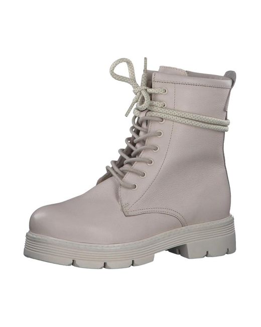 Lace-Up Boots di Marco Tozzi in Gray