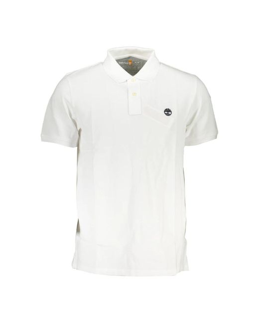 Timberland Polo Shirts in het White voor heren