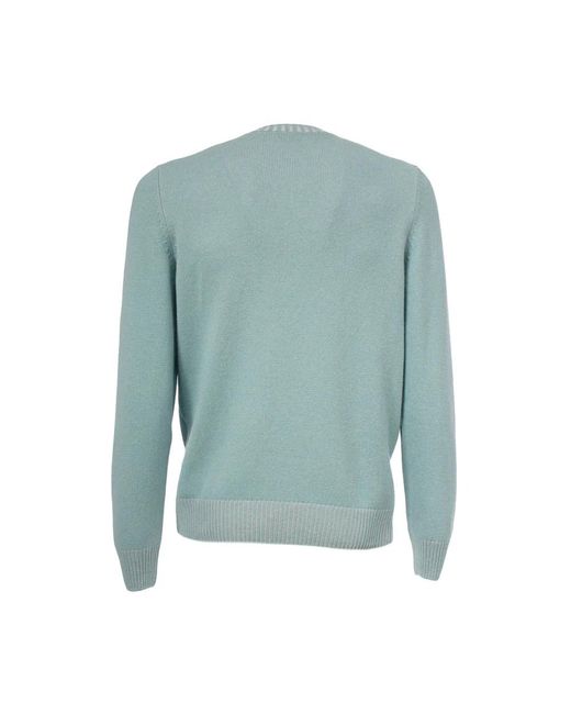 Gran Sasso Blue Round-Neck Knitwear for men