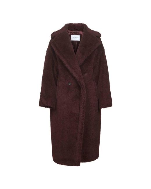 Max Mara Red Double-Breasted Coats