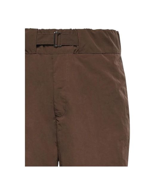 Giuliano Galiano Brown Slim-Fit Trousers for men