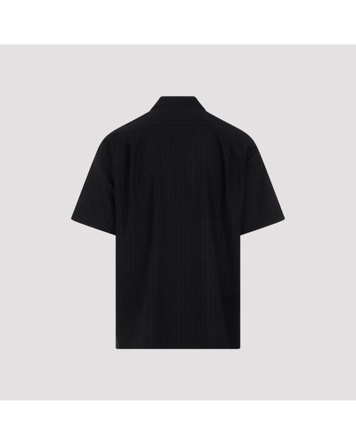 Sacai Black Short Sleeve Shirts for men