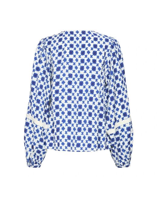 Blouses Ichi de color Blue