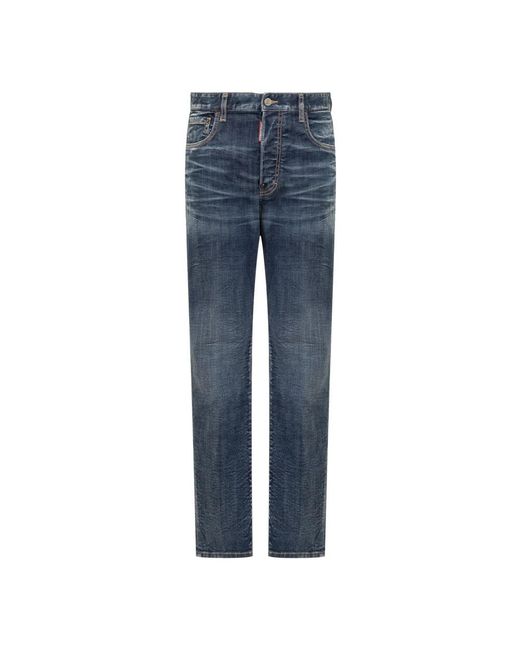DSquared² Blue Slim-Fit Jeans